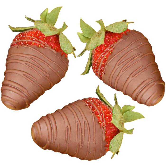 3 Extra Vegan Chocolate Dipped Strawberries