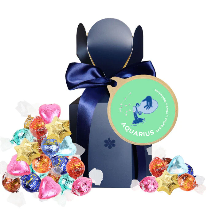 Aquarius Zodiac Chocolate Gift Box
