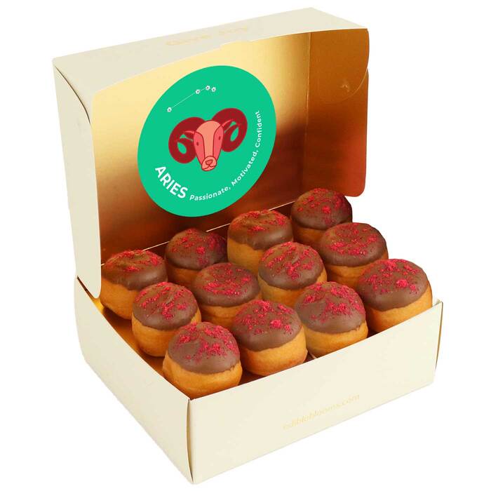 Aries Zodiac Donut gift Box
