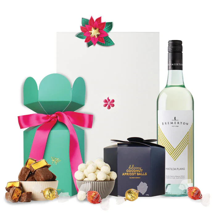 Christmas White Wine Hamper - Image 4