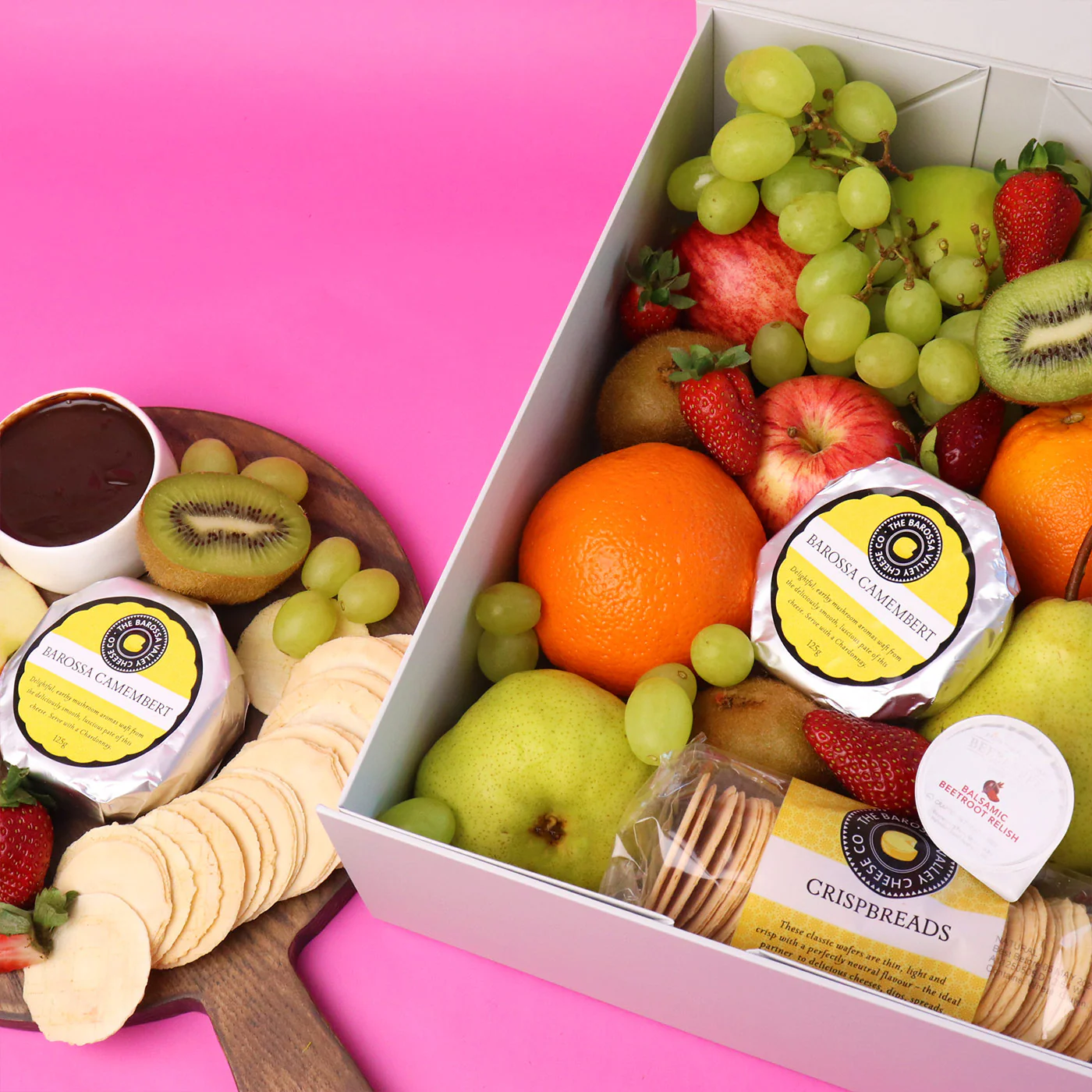 Fruit Box with Cheese & Crackers - Image 5