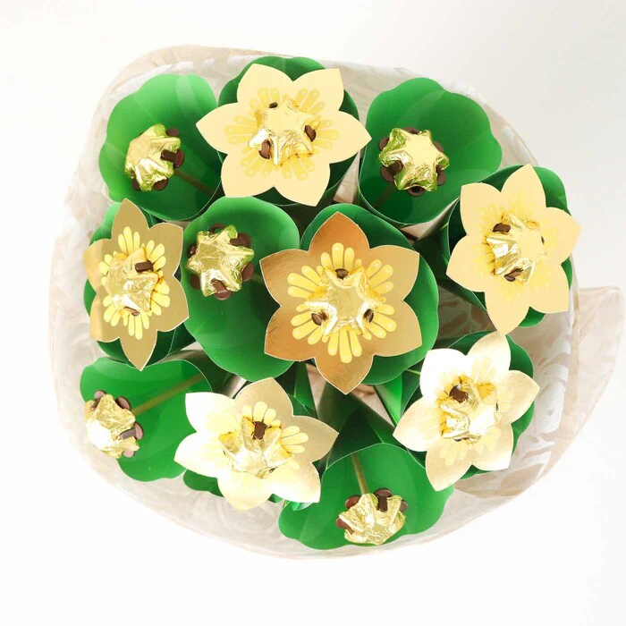 Golden Flower Bouquet Small - Image 4