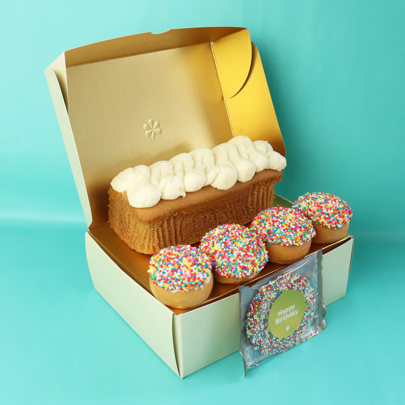 Donut & Sparkling Birthday Treat Bundle - Image 3