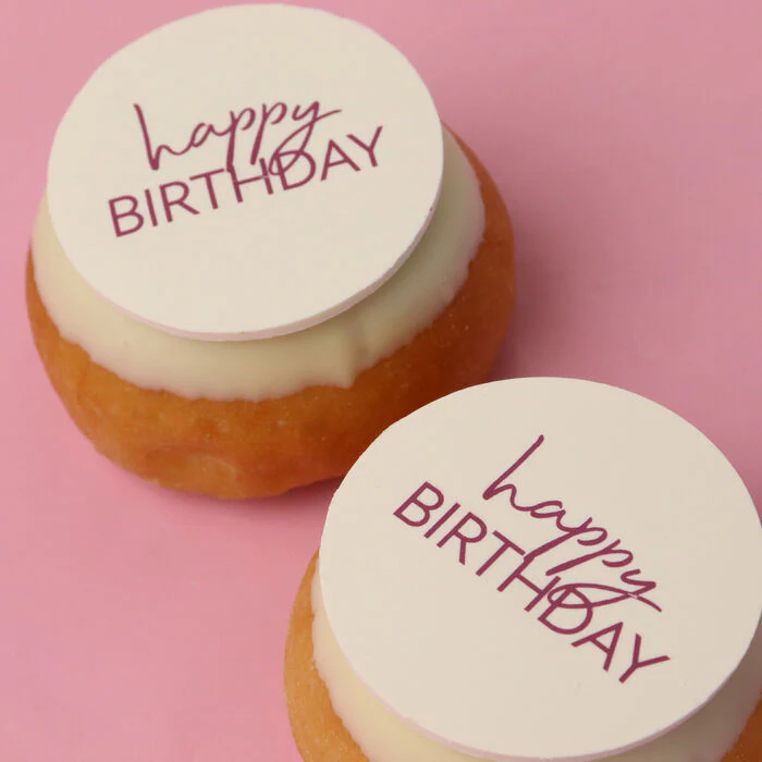 Happy Birthday Message Donut Bouquet - Image 3