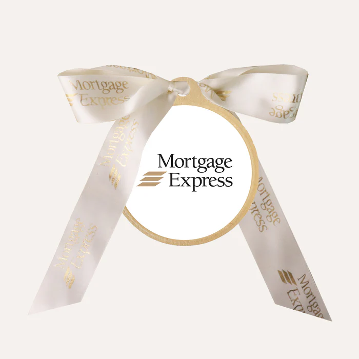 Mortgage Express Ribbon & Sticker