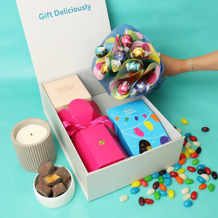 Pink Birthday Bouquet Gift Hamper
