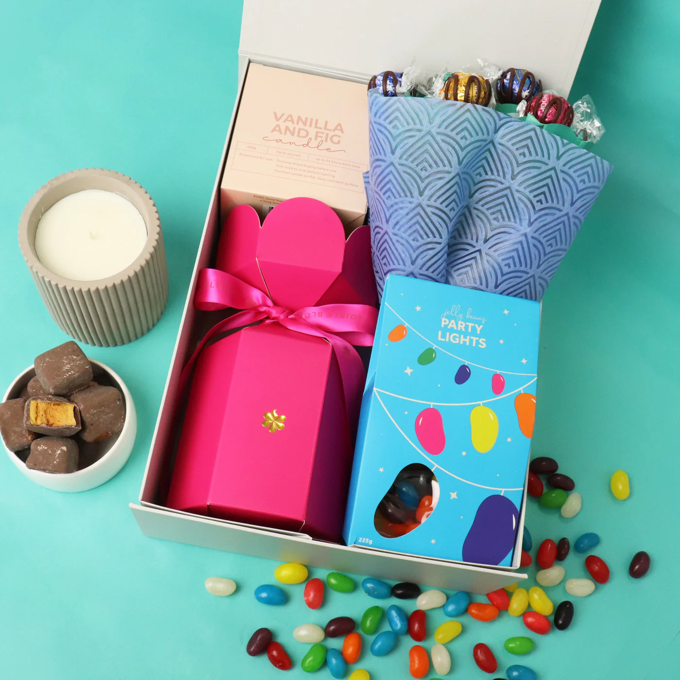 Pink Birthday Bouquet Gift Hamper - Image 2