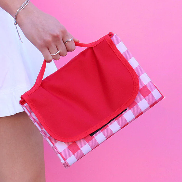 Red and White Picnic Mat