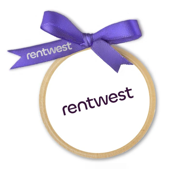 Rentwest Sticker and Ribbon