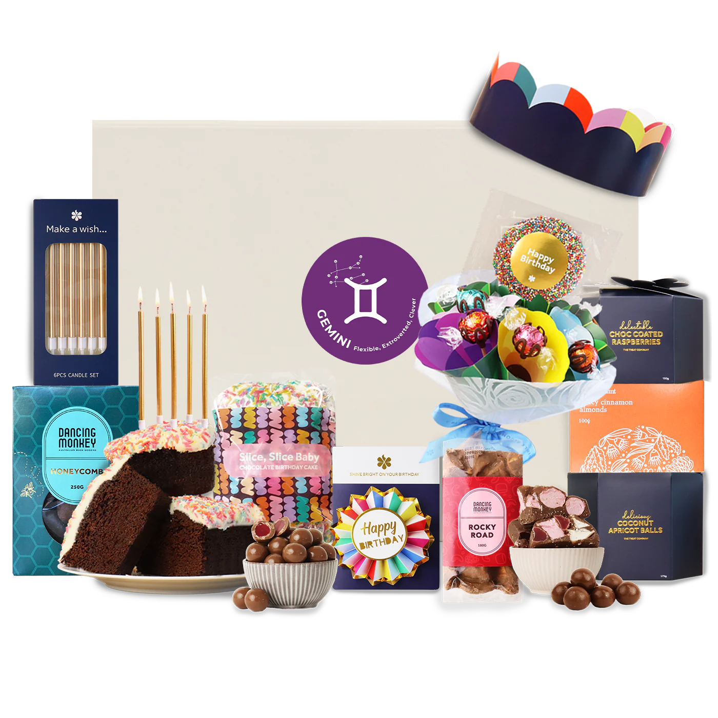 Zodiac Birthday in a Box Sweet Celebration - Gemini - Image 12